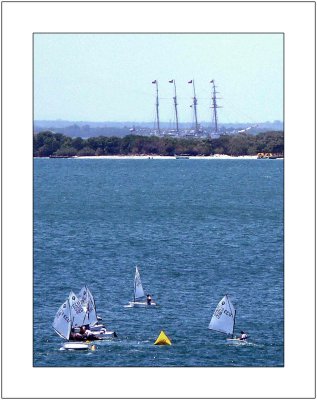 Four Masts at the Horizon