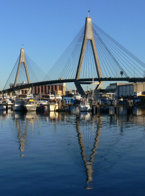 Reflections of ANZAC Bridge