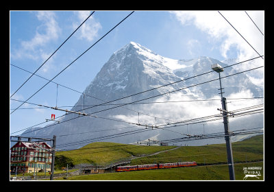 Eiger (4.107m) des de l'estaci de Kleine Scheidegg