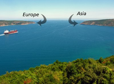 The Bosphorus and the Black Sea