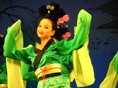 One of the pretty girls at the Tang Dynasty Show, Xi'an