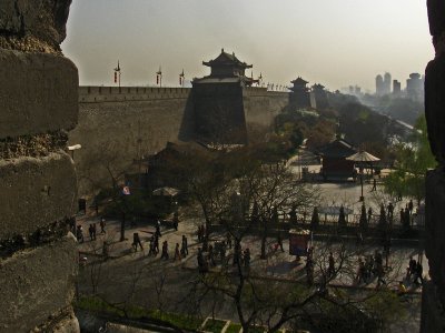 The city walls of Xi'an