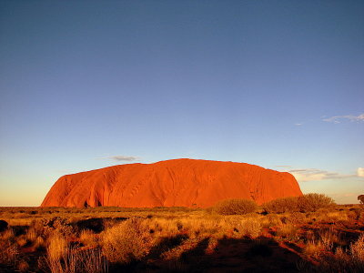 Uluru, from the sunset viewing spot