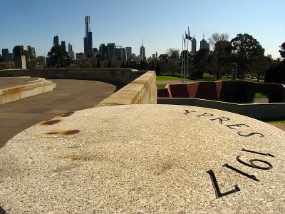 At the Shrine of Remembrance