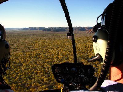 Helicopter flight over the Bungle Bungles