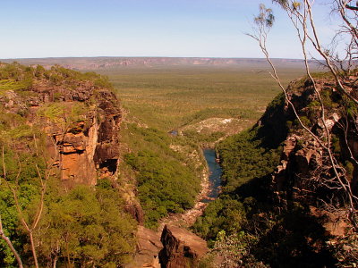 From the top of Jim Jim Falls, Kakadu