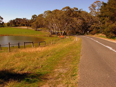 Driving on the left in the Adelaide Hills