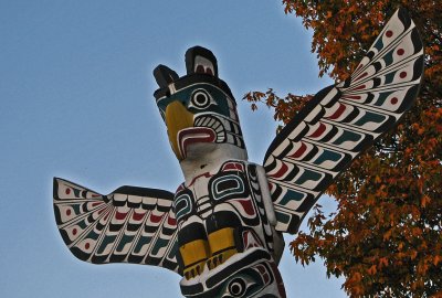 Totem Pole and Eagle