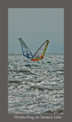 Windsurfing on Seneca Lake