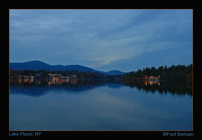 Lake Placid evening
