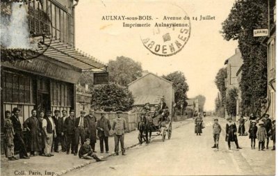 Imprimerie en 1915