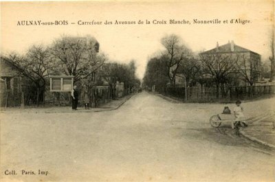 Carrefour Croix blanche et Nonneville - Carrefour du Gibet avant 1900
