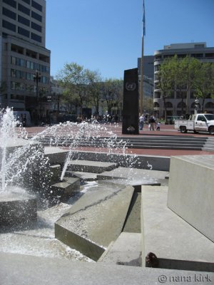 Fountain looking southwest