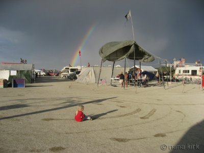 Rainbow over Kidsville--Thursday