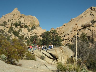 Lunch group at Canon el Tajo