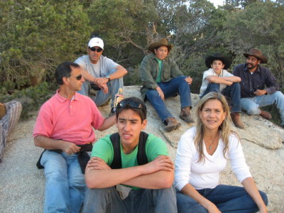 Maricelas and friends enjoy the vista