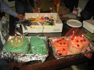 The Birthday Cakes