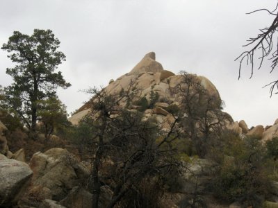 North Dome in camp