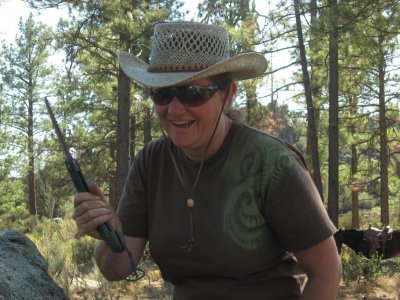 Watch out! Heather's got a knife