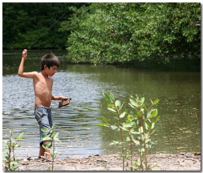 Boy  Fishing