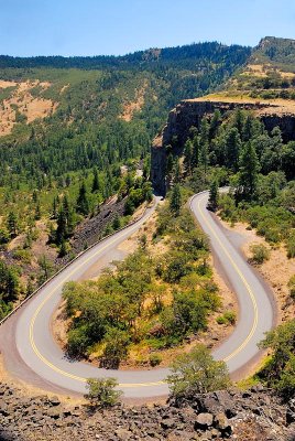 switchback at columbia gorge