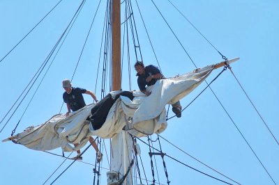 in the rigging