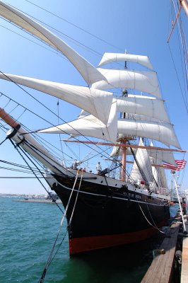 star of india with sails unfurled