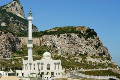 arabic mosque at british gibraltar