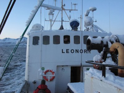 Our boat, the Leonora