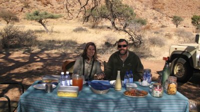 Picnic lunch on safari