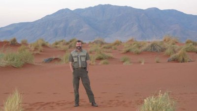 Jim enjoying the dune