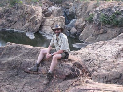 Enjoying the Chongwe River Falls