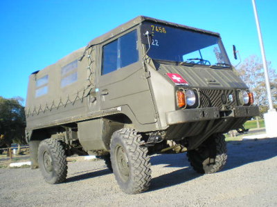 We buy a Pinzgauer to camperize for Zion!