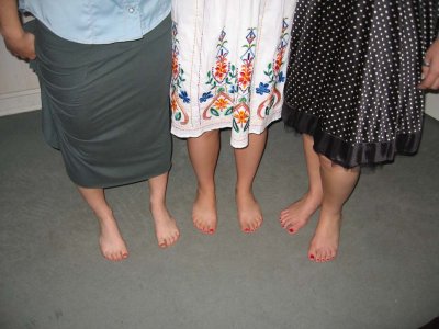 Sister feet!