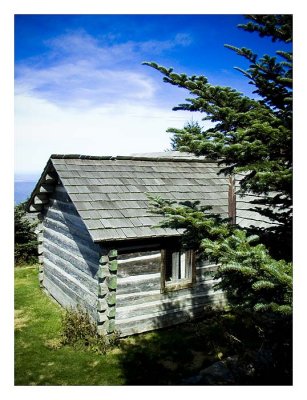 A Leconte cabin looking northeast