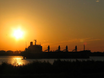 A Cold and Windy Sunset