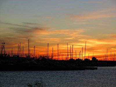 Sunset at the Yatch Harbor