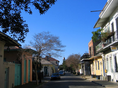 Northern End of French Quarter Near Esplanade Avenue