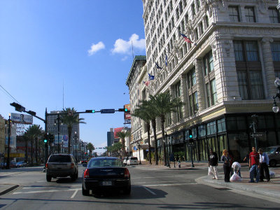 Canal Street in New Orleans