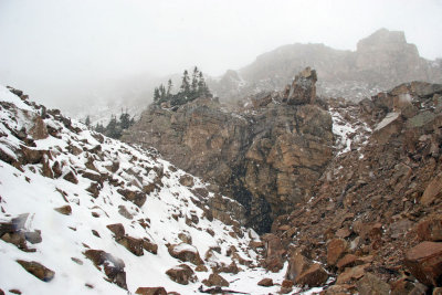 Hagerman Tunnel, Elev 11,528' with Continental Divide Skyline Above