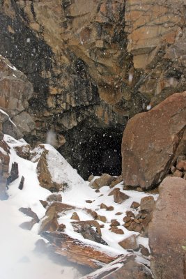 Hagerman Tunnel, in the Snow, Built in 1887