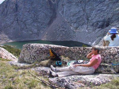 Linda at Lake Golden