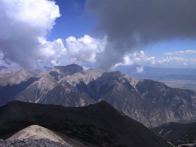 Antero Summit View, Look'g N, of Mt Princeton (14,197')