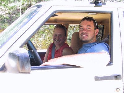 Our Rides Down...Outdoor Leadership Major on the Left, Nurse Major on the Right, Generous People