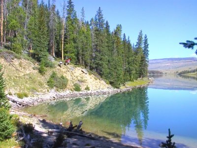 On the Trail, Green River Lake Shoreline