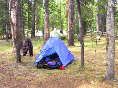 1st Overnight, Below Twin Lakes on Porcupine Trail