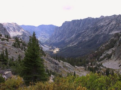 Palmer Canyon, Viewed From Switchbacks on New Fork Trail