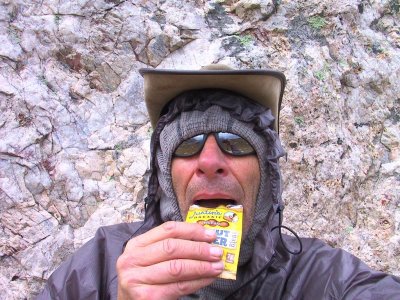 Jim's Self-Portrait.....15g of Fat, After Finishing East Pass....Damn It's Cold!