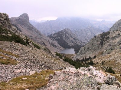 Looking Down From East Pass, Into Clark Creek Drainage
