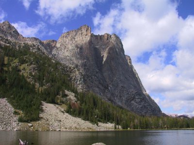 Base of Squaretop Mtn, From Granite Lake